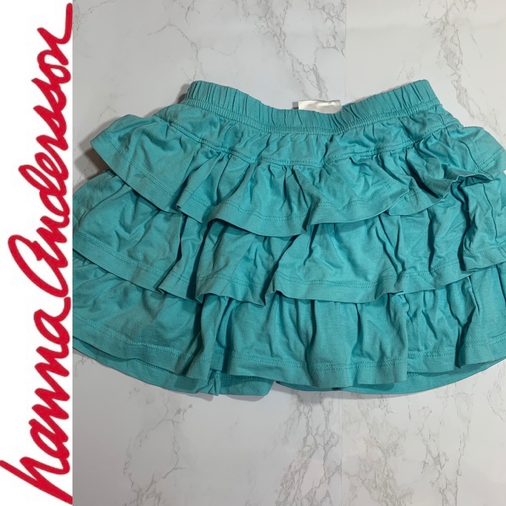 Hanna Andersson Turquoise 3 Tier Scooter Skirt